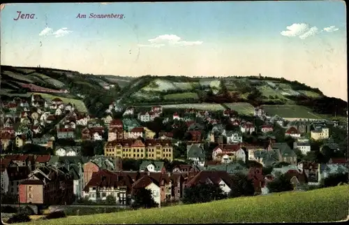 Ak Jena in Thüringen, Am Sonnenberg, Panorama