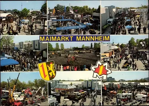 Ak Mannheim in Baden, Maimarkt, Größte Regionalausstellung Deutschlands, Fertighaus Center