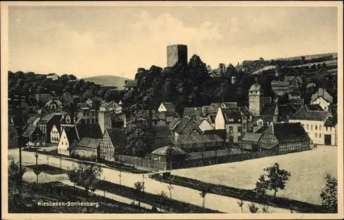 Ak Sonnenberg Wiesbaden in Hessen, Panorama