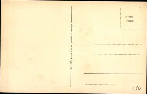 Ak Coswig in Sachsen, Blick zum Schloss