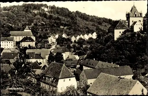 Ak Liebstadt Erzgebirge Sachsen, Teilansicht, Kirchturm