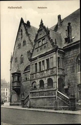 Ak Halberstadt in Sachsen Anhalt, Ratslaube