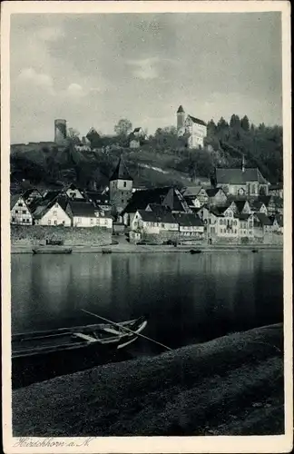 Ak Hirschhorn am Neckar Hessen, Blick auf die Stadt