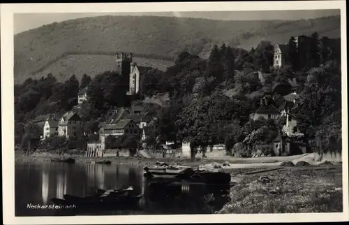 Ak Neckarsteinach in Hessen, Panorama