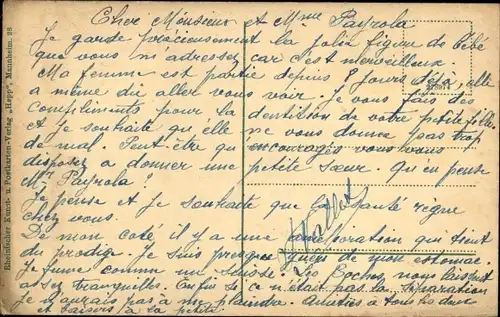 Ak Landau in der Pfalz, Blick auf den Bahnhof, Straßenseite, Fassade