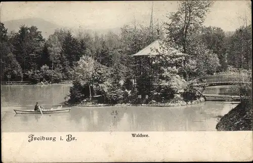 Ak Freiburg im Breisgau, Waldsee