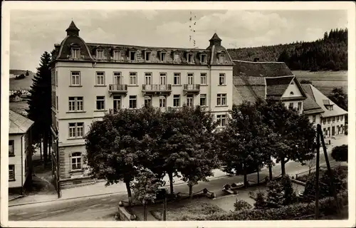 Ak Schönwald im Schwarzwald, Hotel und Kurhaus Adler