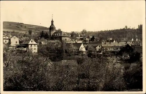 Ak Berga an der Elster Thüringen, Ortsansicht
