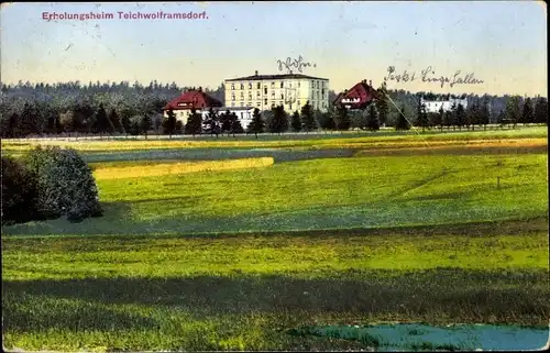 Ak Teichwolframsdorf in Thüringen, Erholungsheim