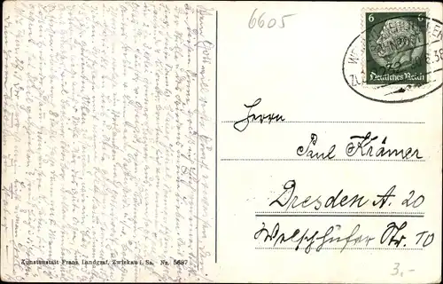 Ak Teichwolframsdorf in Thüringen, Erholungsheim