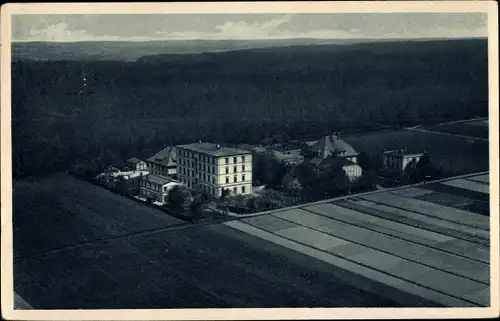 Ak Teichwolframsdorf in Thüringen, Erholungsheim, Panorama