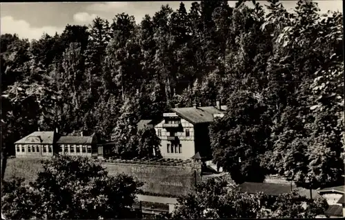 Ak Rentzschmühle Pöhl im Vogtland, Hotel Steinicht