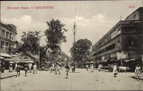 Ak Calcutta Kolkata Kalkutta Indien, Harrison Road
