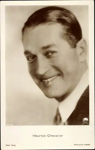 Ak Schauspieler Maurice Chevalier, Portrait, Ross Verlag 5148 1
