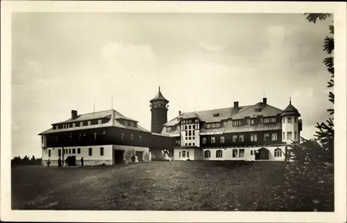 Ak Klínovec Keilberg Erzgebirge Region Karlsbad, Keilberghotel