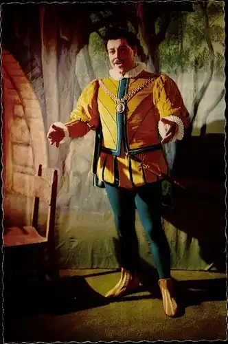 Ak Schauspieler Mario Lanza, Great Caruso, Movieland Wax Museum