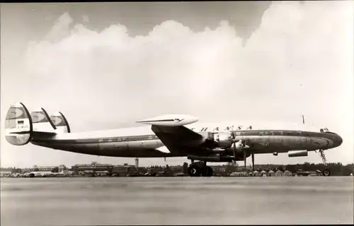 Ak Flugzeug Lufthansa Super G, D-ALID, Propeller