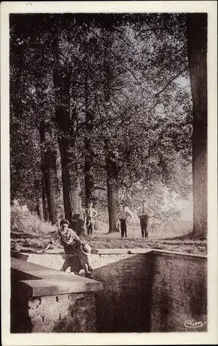 Ak Gouy Maine-et-Loire, Source de l'Escaut