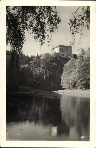 Ak Orlík nad Vltavou Altsattel Südböhmen, Schloss