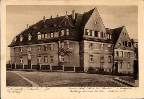 Ak Reichenbach im Vogtland, Partie am Rosenplatz, Paul Reinhold, Otto Weber