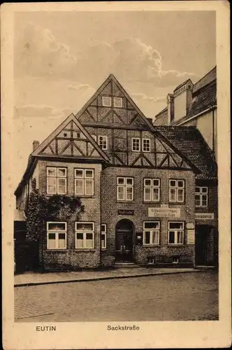 Ak Eutin in Ostholstein, Sackstraße