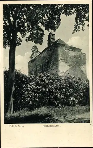 Ak Peitz in der Niederlausitz, Festungsturm