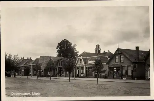 Ak Dedemsvaart Overijssel Niederlande, Markt