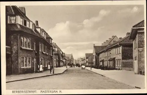 Ak Amsterdam Nordholland Niederlande, Berberisstraat