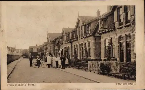 Ak Krommenie Zaanstad Nordholland Niederlande, Prins Hendrik Straat