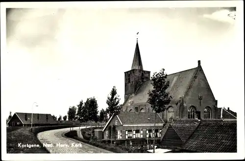 Ak Kortgene Noord Beveland Zeeland Niederlande, Ned. Herv. Kerk