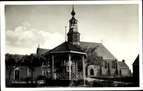 Ak Kattendijke Zeeland Niederlande, N. H. Kerk