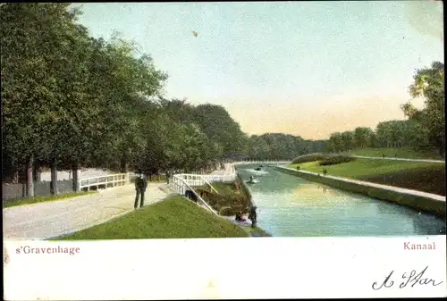 Ak 's Gravenhage Den Haag Südholland, Kanaal