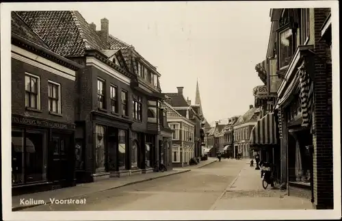 Ak Kollum Kollumerland en Nieuwkruisland Friesland Niederlande, Voorstraat