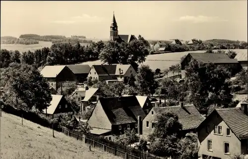 Ak Klaffenbach Chemnitz in Sachsen, Ortsansicht, Kirche