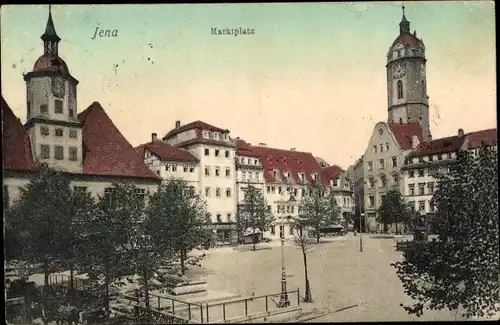 Ak Jena in Thüringen, Marktplatz