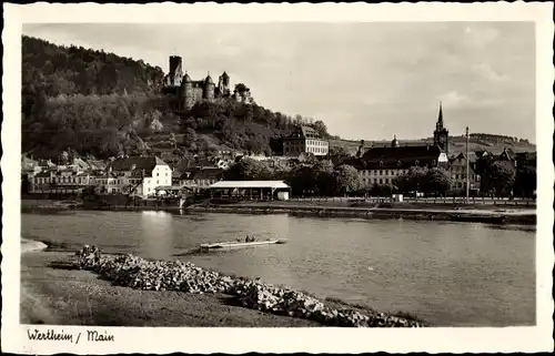 Ak Wertheim am Main, Panorama