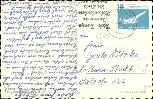 Ak Hohenleuben in Thüringen, Markt, Teilansicht, Wasserturm und Schule, Ruine Reichenfels