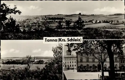 Ak Tanna in Thüringen, Gesamtansicht, Gasthof