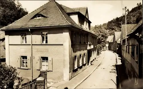 Ak Ziegenrück Thüringen, Schmidt's Gasthaus, Inh. Johannes Scheufler, Außenansicht