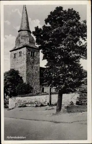 Ak Hohendodeleben Wanzleben Börde in Sachsen Anhalt, Kirche