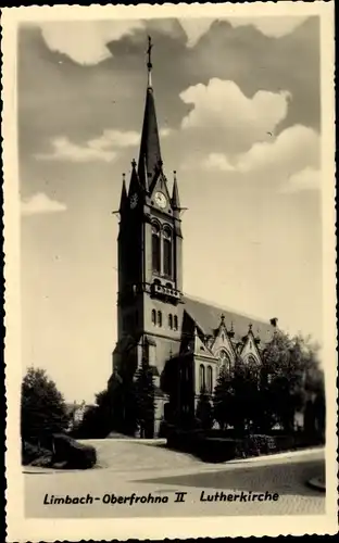 Ak Limbach Oberfrohna in Sachsen, Lutherkirche
