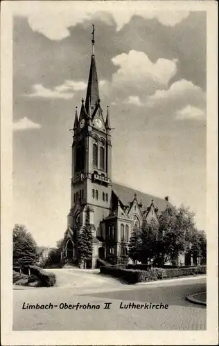 Ak Limbach Oberfrohna Sachsen, Lutherkirche