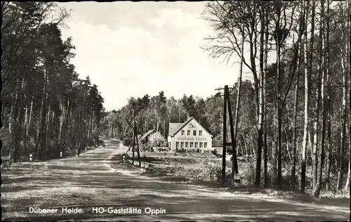 Ak Oppin Landsberg im Saalekreis, HO-Gaststätte, Dübener Heide