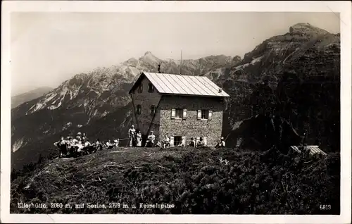 Ak Neustift im Stubaital in Tirol, Elferhütte, Kesselspitze