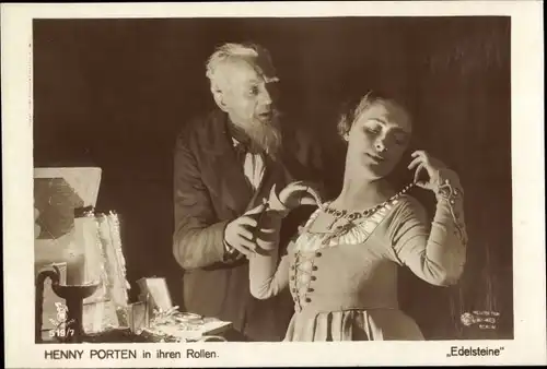 Ak Schauspielerin Henny Porten in Edelsteine, 519/7