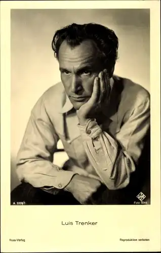 Ak Schauspieler Luis Trenker, Ross Verlag A 3399/1, UfA