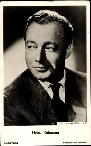 Ak Schauspieler Heinz Rühmann