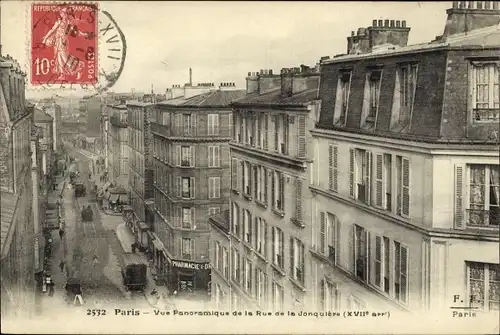 Ak Paris XVII, Rue de la Jonquiere