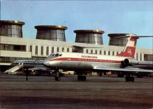 Ak Leningrad Sankt Petersburg Russland, Tupolew Tu-134, Flughafen, Interflug, Aeroflot