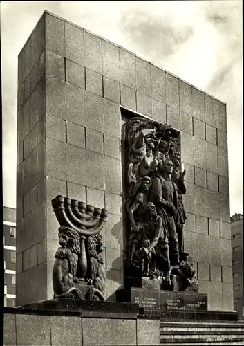 Ak Warszawa Warschau Polen, Denkmal